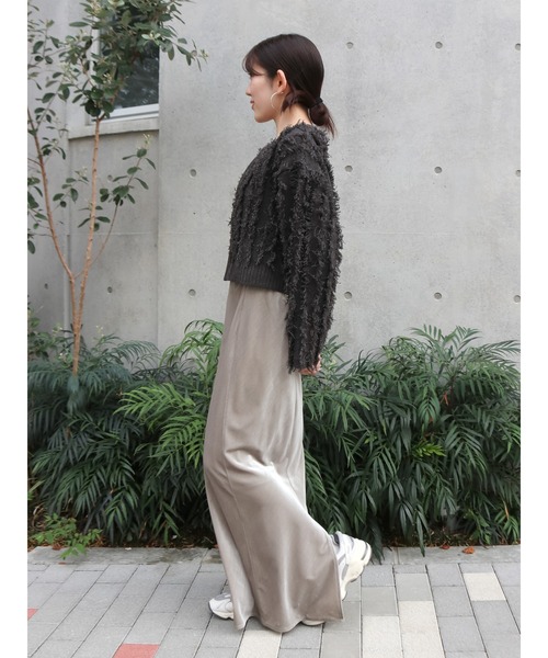 フィットベロアスカート（スカート）｜Ungrid（アングリッド）の