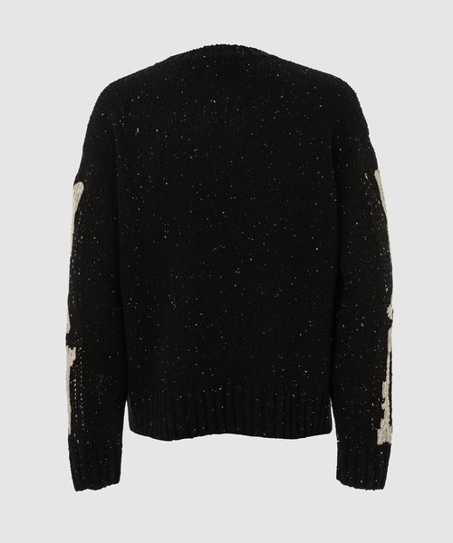 KHOKI（コッキ）の「Needle punched knit（ニット/セーター・メンズ・グレー/ブラック/ブラウン・2）」の4枚目の写真