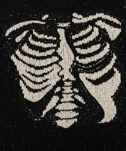 KHOKI（コッキ）の「Needle punched knit（ニット/セーター・メンズ・グレー/ブラック/ブラウン・2）」の8枚目の写真