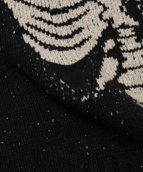 KHOKI（コッキ）の「Needle punched knit（ニット/セーター・メンズ・グレー/ブラック/ブラウン・2）」の9枚目の写真