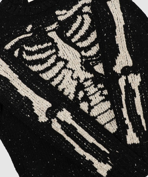 KHOKI（コッキ）の「Needle punched knit（ニット/セーター・メンズ・グレー/ブラック/ブラウン・2）」の6枚目の写真