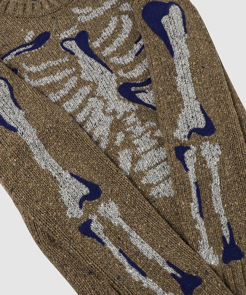 KHOKI（コッキ）の「Needle punched knit（ニット/セーター・メンズ・グレー/ブラック/ブラウン・2）」の10枚目の写真