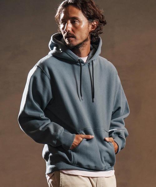 wjk reluxe(ダブルジェーケーリラックス)の「mpa3879-dense knit sweat parka パーカー(WR25W-23)(パーカー・メンズ・ブルー系その他/ブラック/トップグレー・XL/L/M/S)」の5枚目の写真