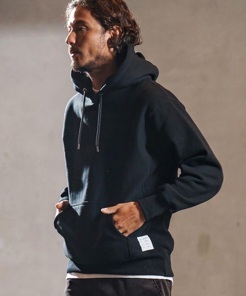 wjk reluxe(ダブルジェーケーリラックス)の「mpa3879-dense knit sweat parka パーカー(WR25W-23)(パーカー・メンズ・ブルー系その他/ブラック/トップグレー・XL/L/M/S)」の18枚目の写真