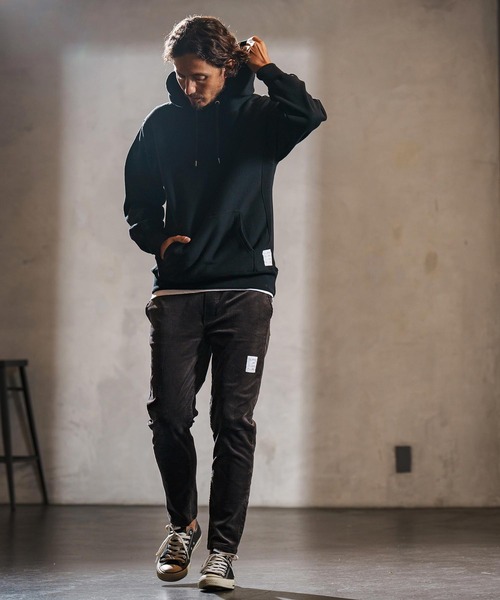 wjk reluxe(ダブルジェーケーリラックス)の「mpa3879-dense knit sweat parka パーカー(WR25W-23)(パーカー・メンズ・ブルー系その他/ブラック/トップグレー・XL/L/M/S)」の19枚目の写真