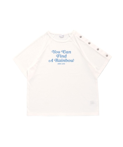 アシメ肩あきビッグTシャツ（Tシャツ/カットソー）｜JENNI love