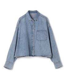 【UNFILO DENIM LIGHT】 クロップドシャツ