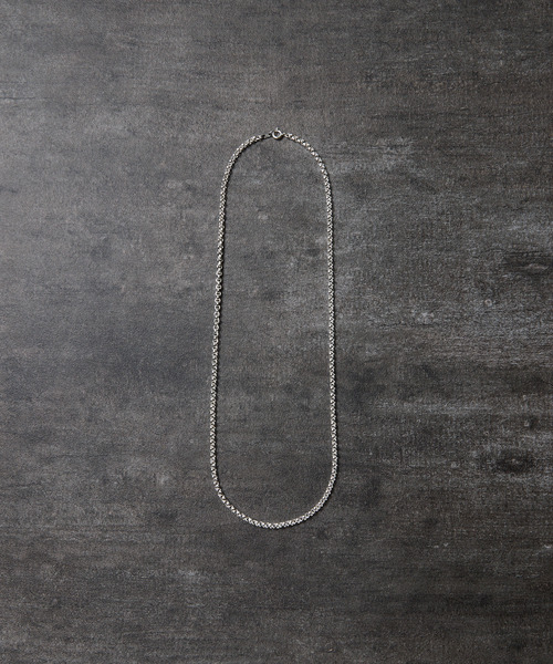 THEFT(セフト)の「THEFT セフト / AZUKI SILVER CHAIN NECKLACE シルバー925ロールチェーンネックレス 50cm(ネックレス・メンズ・シルバー・50cm)」の5枚目の写真