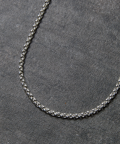 THEFT(セフト)の「THEFT セフト / AZUKI SILVER CHAIN NECKLACE シルバー925ロールチェーンネックレス 50cm(ネックレス・メンズ・シルバー・50cm)」の6枚目の写真