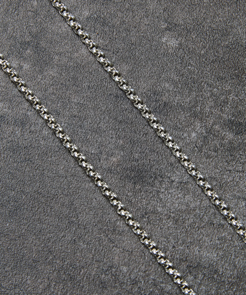 THEFT(セフト)の「THEFT セフト / AZUKI SILVER CHAIN NECKLACE シルバー925ロールチェーンネックレス 50cm(ネックレス・メンズ・シルバー・50cm)」の8枚目の写真