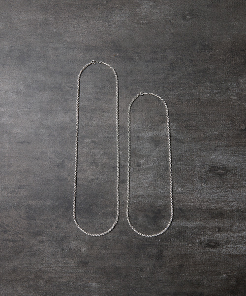 THEFT(セフト)の「THEFT セフト / AZUKI SILVER CHAIN NECKLACE シルバー925ロールチェーンネックレス 50cm(ネックレス・メンズ・シルバー・50cm)」の11枚目の写真