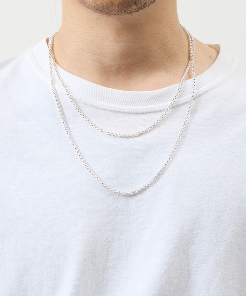 THEFT(セフト)の「THEFT セフト / AZUKI SILVER CHAIN NECKLACE シルバー925ロールチェーンネックレス 50cm(ネックレス・メンズ・シルバー・50cm)」の13枚目の写真