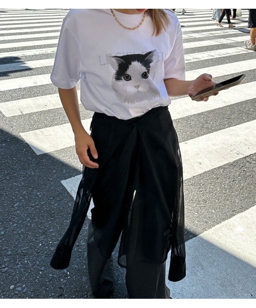 LE CIEL BLEU(ルシェルブルー)の「レースアンドメッシュコンボシャツ / Lace & Mesh Combo Shirt(シャツ/ブラウス・レディース・ブラック/オフホワイト・36)」の15枚目の写真