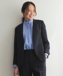 ANY SIS（エニィスィス）の「ビューティサーモ2WAYストレッチ ノーカラージャケット（ノーカラージャケット）」