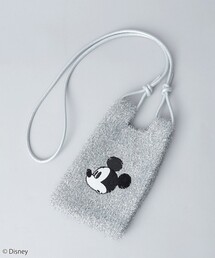 【MICKEY(ミッキー) / 別注】 ラメニット ショルダーバッグ
