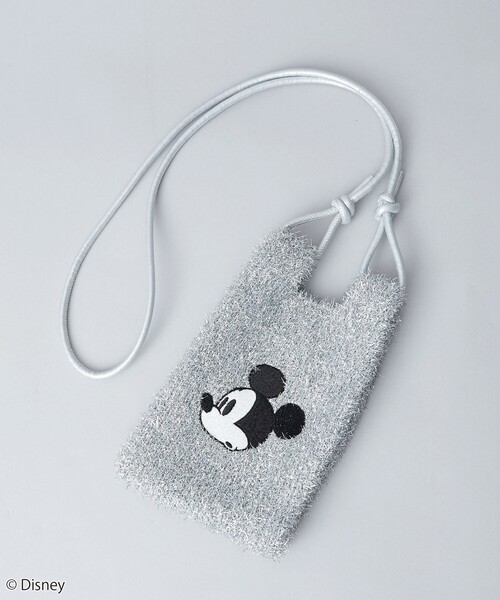 MICKEY(ミッキー) / 別注】 ラメニット ショルダーバッグ（ショルダー