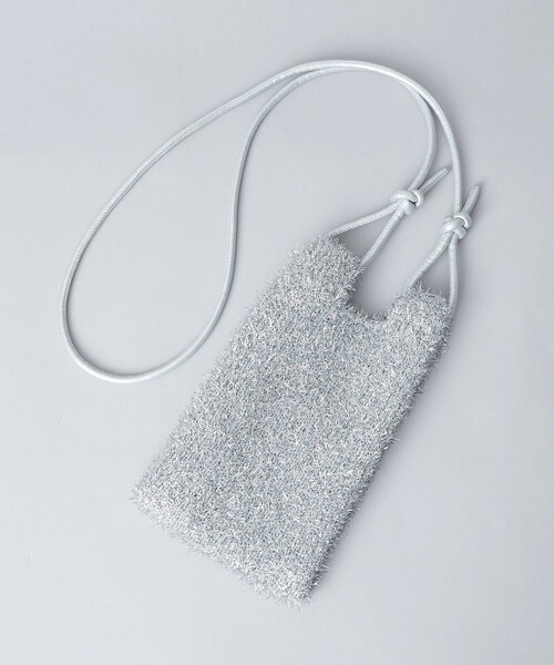 ミッキさん専用♡YENN O/WHT ショルダーバッグ MICKEY(ミッキー) / 別注】 ラメニット ショルダーバッグ（ショルダー