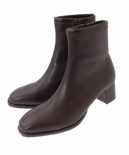 a.v.v（アーヴェヴェ）の「ストレッチブーツ（ブーツ・レディース・ブラック/ブラウン・24.5/23.5/22.5）」の8枚目の写真
