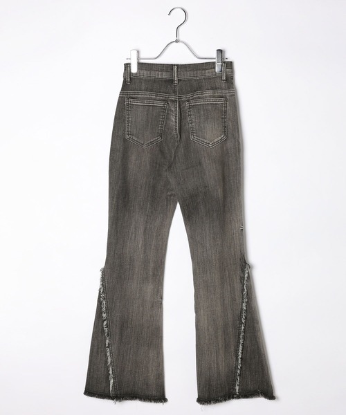 3.3 Field Trip (3.3フィールドトリップ)の「3.3 Field Trip/フリンジヘムフレアデニム(デニムパンツ・レディース・ブルー/ブラック・SMALL/MEDIUM)」の16枚目の写真