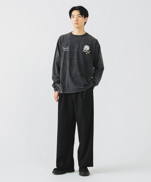 BEAMS HEART(ビームスハート)の「【ユニセックス】べトジャン ロングスリーブ カットソー(Tシャツ/カットソー・メンズ・ブラック系その他4/ブラック・SMALL/MEDIUM/LARGE)」の4枚目の写真