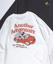 MICKEY MOUSE（ミッキーマウス）の「2025AW Disney/ディズニー ファミリー フロント バックプリント ロンT 長袖 ロングスリーブTシャツ（Tシャツ/カットソー）」