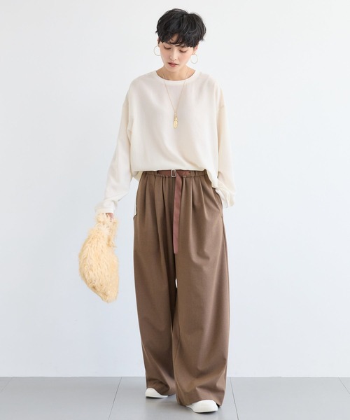 BARNYARDSTORM（バンヤードストーム）の「BARNYARDSTORM / ポプリンブラウスプルオーバー / JAPAN FABRIC【WEB限定カラー】【「BABALOG」チャンネルご紹介アイテム】（シャツ/ブラウス・レディース・ホワイト/ブラック/キャメル/チャコール・S/M）」の9枚目の写真