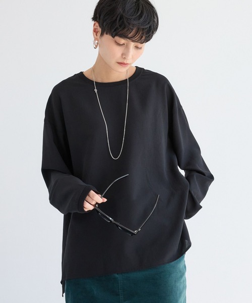 BARNYARDSTORM（バンヤードストーム）の「BARNYARDSTORM / ポプリンブラウスプルオーバー / JAPAN FABRIC【WEB限定カラー】【「BABALOG」チャンネルご紹介アイテム】（シャツ/ブラウス・レディース・ホワイト/ブラック/キャメル/チャコール・S/M）」の22枚目の写真