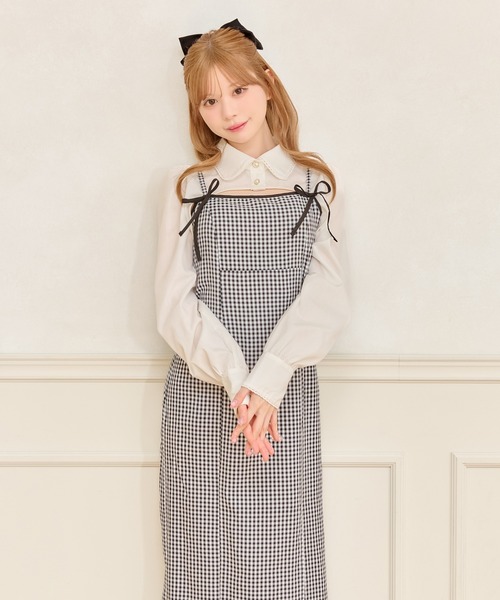 apres jour(アプレジュール)の「【SET着用可能】ロングスリーブボレロブラウス(シャツ/ブラウス・レディース・ブラック/ブラック系その他/ホワイト・X-LARGE/フリー)」の7枚目の写真
