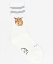 ROSTER SOX（ロスターソックス）の「限定展開 ROSTER SOX/ロスターソックス CAT-SOCKS/キャットソックス（ソックス/靴下）」