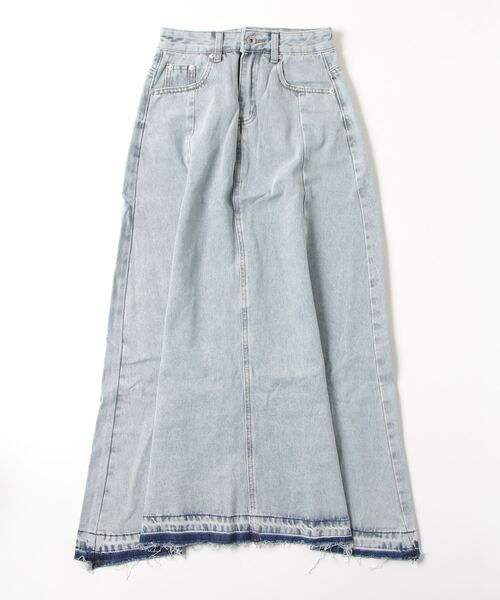 FREE STYLISTS(フリー スタイリスト)の「YUGA_YGMC Denim A-line long skirt(デニムスカート・レディース・ブルー・S/M/L)」の15枚目の写真