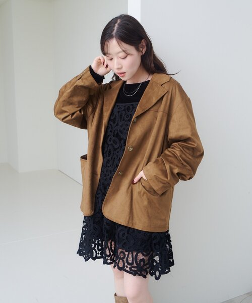 Kastane（カスタネ）の「スウェードジャケット（テーラードジャケット