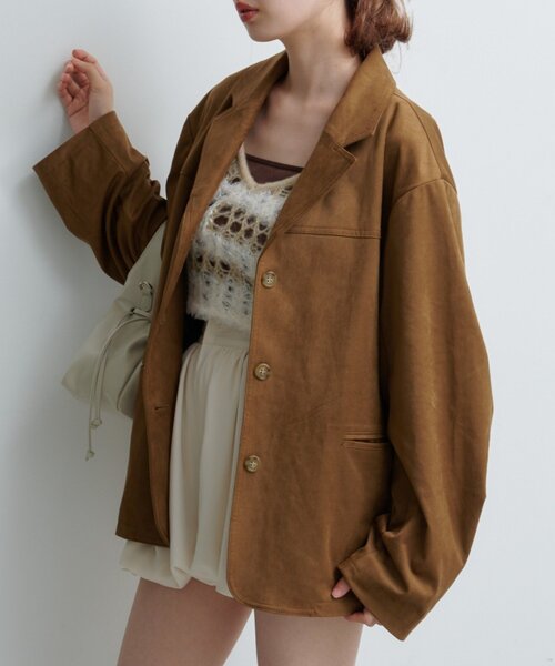 Kastane（カスタネ）の「【2025AWカタログ】スウェードジャケット
