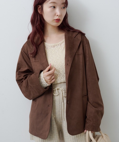 2025AWカタログ】スウェードジャケット（テーラードジャケット