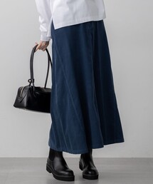 【Oggi11月号掲載/洗える】コットン コーデュロイ スカート