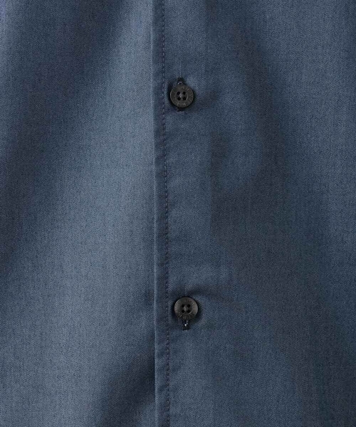 MICHEL KLEIN HOMME   （ミッシェルクランオム）の「【セットアップ】デニム調長袖シャツ（シャツ/ブラウス・メンズ・ブルー/ブラック・MEDIUM/LARGE/X-LARGE）」の14枚目の写真