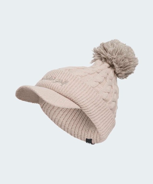 adidas（アディダス）の「オーバーサイズ ポンポン ビーニー 【adidas Golf/アディダスゴルフ】（ニットキャップ/ビーニー・レディース・ホワイト/ブラウン/ブラック・MEDIUM/LARGE）」の3枚目の写真