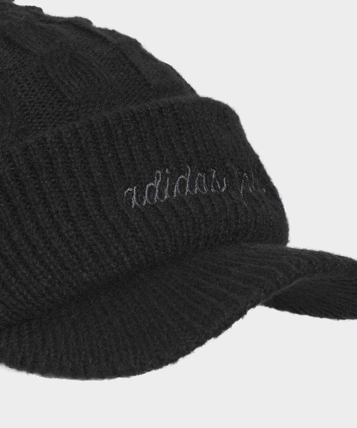 adidas（アディダス）の「オーバーサイズ ポンポン ビーニー 【adidas Golf/アディダスゴルフ】（ニットキャップ/ビーニー・レディース・ホワイト/ブラウン/ブラック・MEDIUM/LARGE）」の8枚目の写真