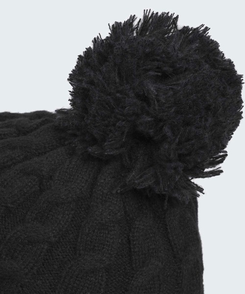 adidas（アディダス）の「オーバーサイズ ポンポン ビーニー 【adidas Golf/アディダスゴルフ】（ニットキャップ/ビーニー・レディース・ホワイト/ブラウン/ブラック・MEDIUM/LARGE）」の9枚目の写真