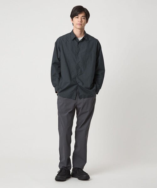 green label relaxing 新品コットンブラウス WEB限定】［ XS /H148-155cm］クラフト 5分袖 ブラウス （シャツ
