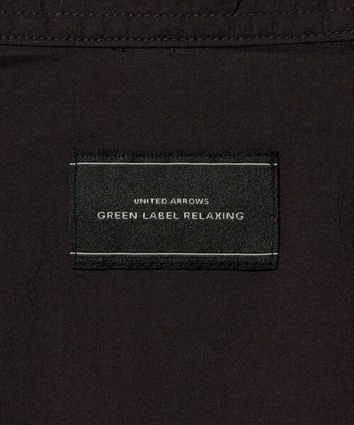 green label relaxing(グリーンレーベルリラクシング)の「ナイロン コットン スクエア シャツ(シャツ/ブラウス・メンズ・ブラック/ダークグリーン/パープル・L/S/XL/M)」の9枚目の写真