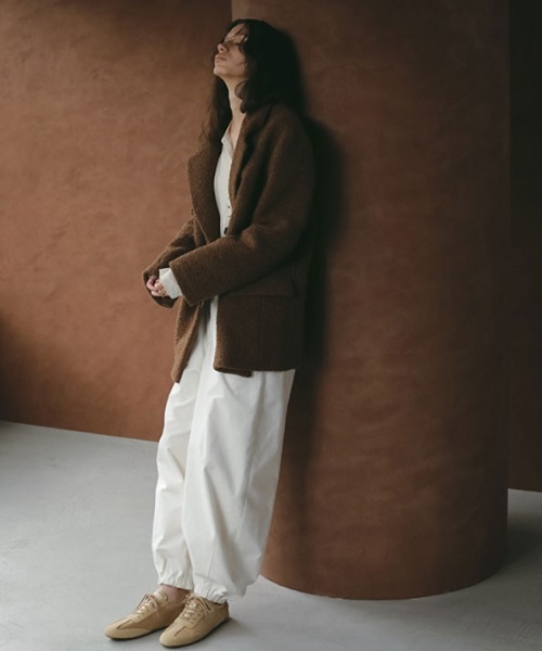 ETRE TOKYO（エトレトウキョウ）の「コーデュロイカーブジョガーパンツ（その他パンツ・レディース・グレー/ホワイト・S/M）」の10枚目の写真