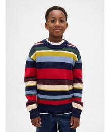 GAP | Cashsoft カシミヤタッチ リラックスフィット クルーネックセーター (キッズ)(ニット/セーター)