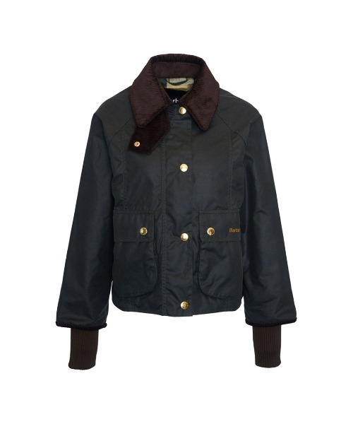 Barbour（バブアー）の「【BEADNELL / ビードネル】ワックス ジャケット（クロップドレングス）（ブルゾン・レディース・グリーン/ブラック/ネイビー・8/10/12）」の19枚目の写真