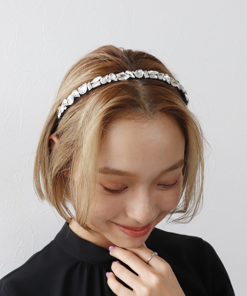 Three Four Time(スリーフォータイム)の「マルチビジュカチューシャ(カチューシャ・レディース・マルチ/クリア・FREE)」の5枚目の写真