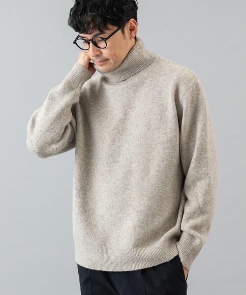 URBAN RESEARCH ROSSO MEN（アーバンリサーチロッソメン）の「ブークレストレッチタートルニット（ニット/セーター・メンズ・グレー系その他/カーキ/ブラック/ブルー/グレー・SMALL/MEDIUM/LARGE/X-LARGE）」の6枚目の写真