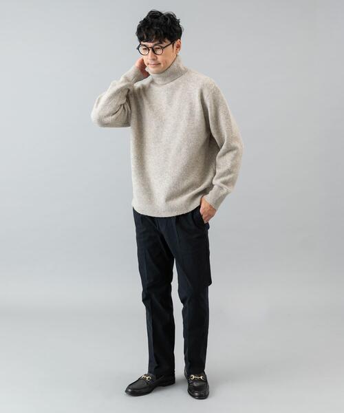 URBAN RESEARCH ROSSO MEN（アーバンリサーチロッソメン）の「ブークレストレッチタートルニット（ニット/セーター・メンズ・グレー系その他/カーキ/ブラック/ブルー/グレー・SMALL/MEDIUM/LARGE/X-LARGE）」の9枚目の写真