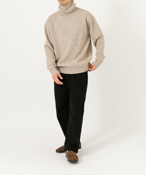 URBAN RESEARCH ROSSO MEN（アーバンリサーチロッソメン）の「ブークレストレッチタートルニット（ニット/セーター・メンズ・グレー系その他/カーキ/ブラック/ブルー/グレー・SMALL/MEDIUM/LARGE/X-LARGE）」の13枚目の写真