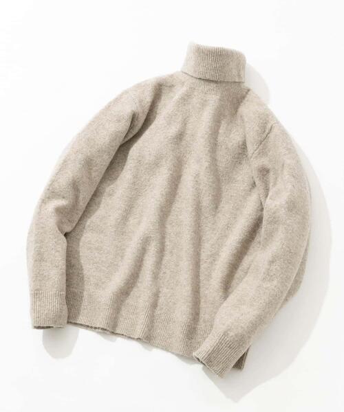 URBAN RESEARCH ROSSO MEN（アーバンリサーチロッソメン）の「ブークレストレッチタートルニット（ニット/セーター・メンズ・グレー系その他/カーキ/ブラック/ブルー/グレー・SMALL/MEDIUM/LARGE/X-LARGE）」の22枚目の写真