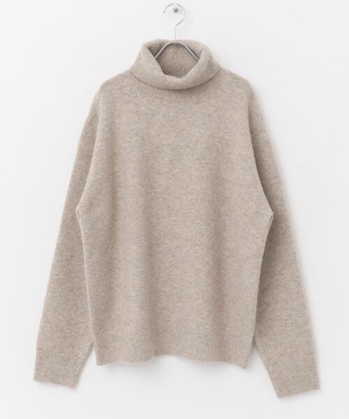 URBAN RESEARCH ROSSO MEN（アーバンリサーチロッソメン）の「ブークレストレッチタートルニット（ニット/セーター・メンズ・グレー系その他/カーキ/ブラック/ブルー/グレー・SMALL/MEDIUM/LARGE/X-LARGE）」の21枚目の写真