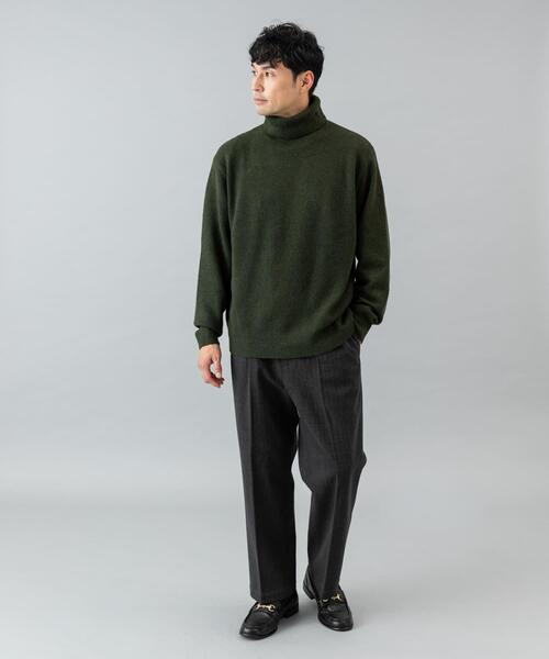 URBAN RESEARCH ROSSO MEN（アーバンリサーチロッソメン）の「ブークレストレッチタートルニット（ニット/セーター・メンズ・グレー系その他/カーキ/ブラック/ブルー/グレー・SMALL/MEDIUM/LARGE/X-LARGE）」の10枚目の写真